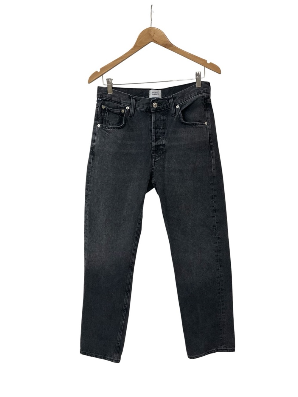 Citizens of Humanity Winslow Boyfriend Vintage Black Jeans 26 - Picture 2 of 8